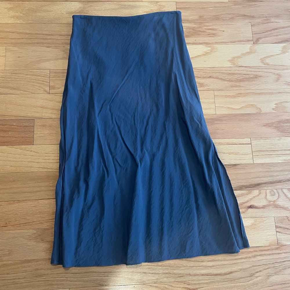 Madewell The Layton Midi Slip Skirt